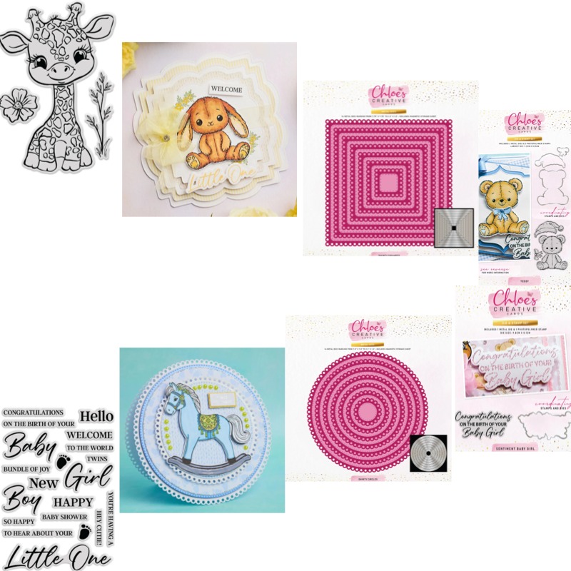 Baby Food Diary - Rattle Rocking Horse Baby Girl Cutting