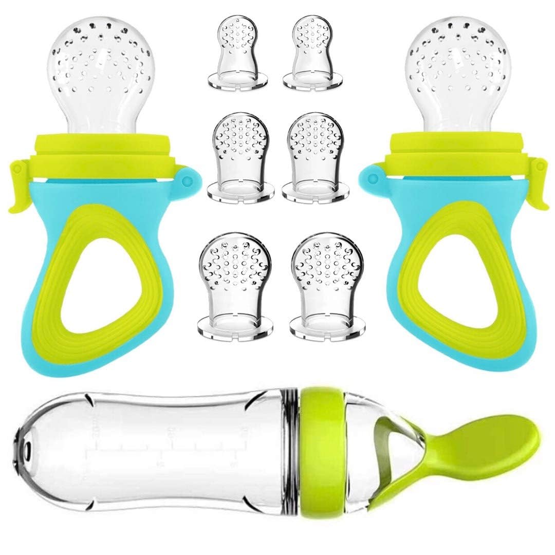 Baby Food Jars - Squeezing Feeding Bottle Cup Silicone Newborn