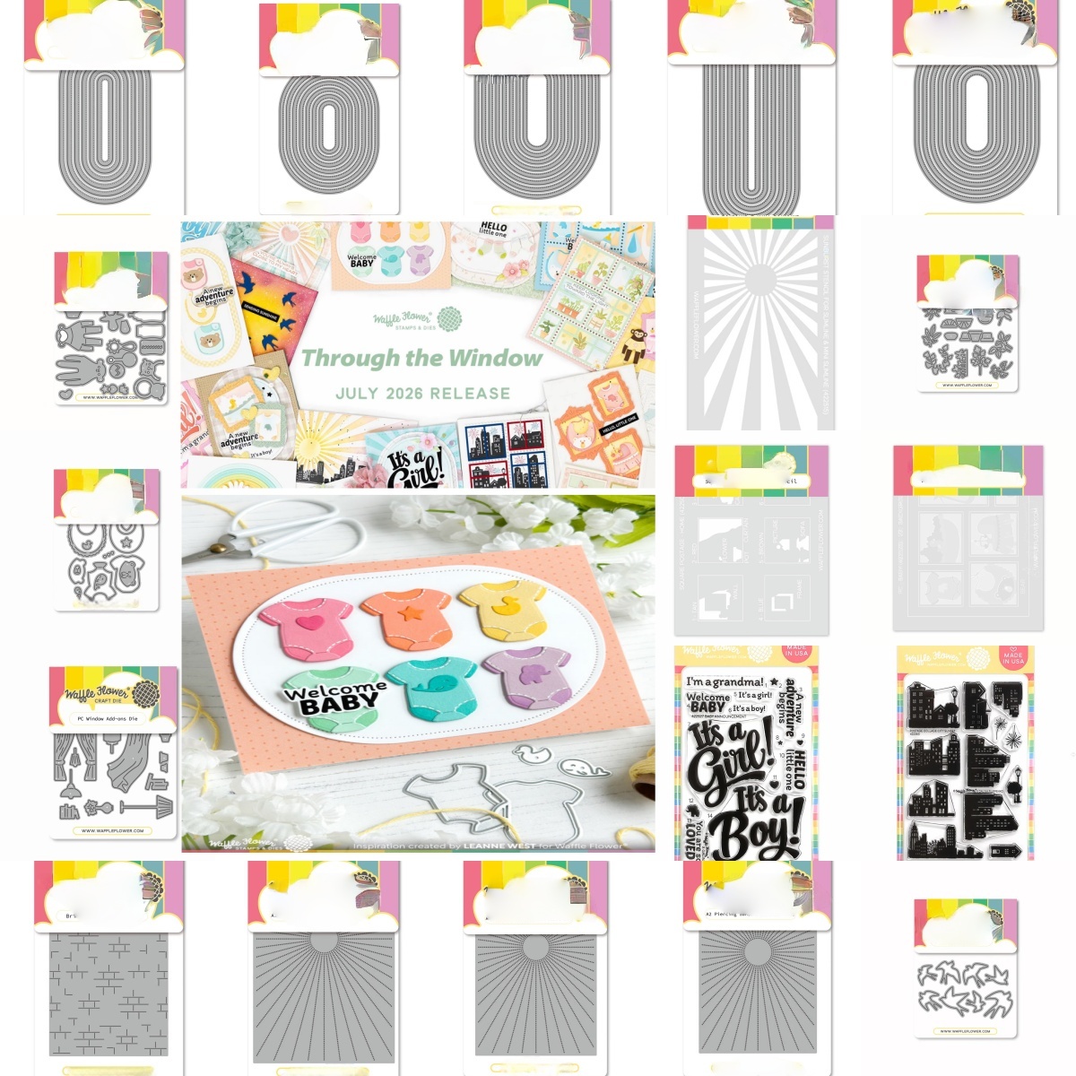 Baby Food Fruits - July 2026 Windows Postage Collage Baby
