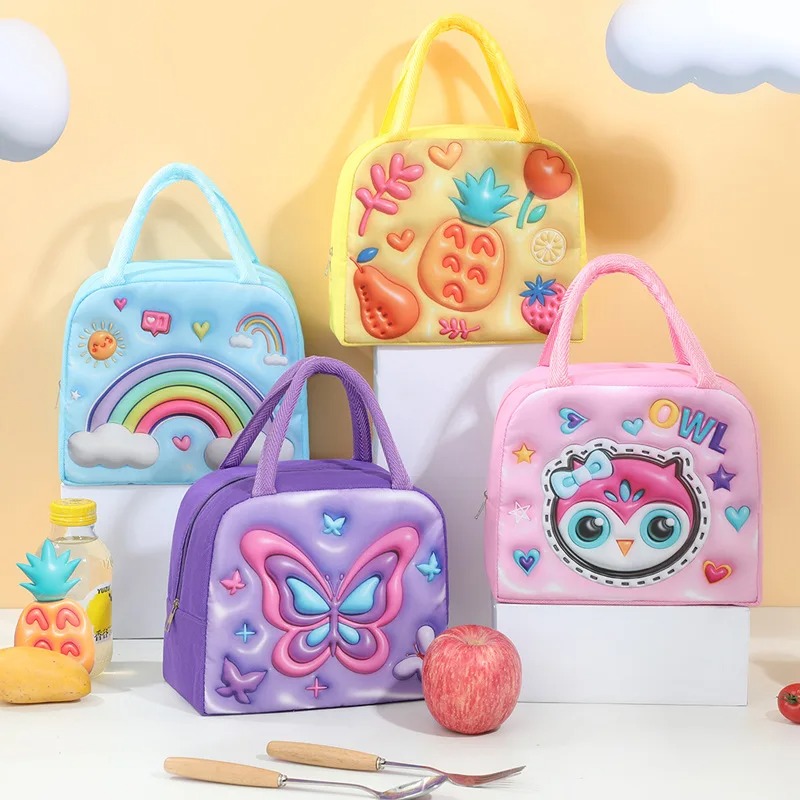 Baby Food Fruits - Children's Lunch Box Bag 3D Cartoon