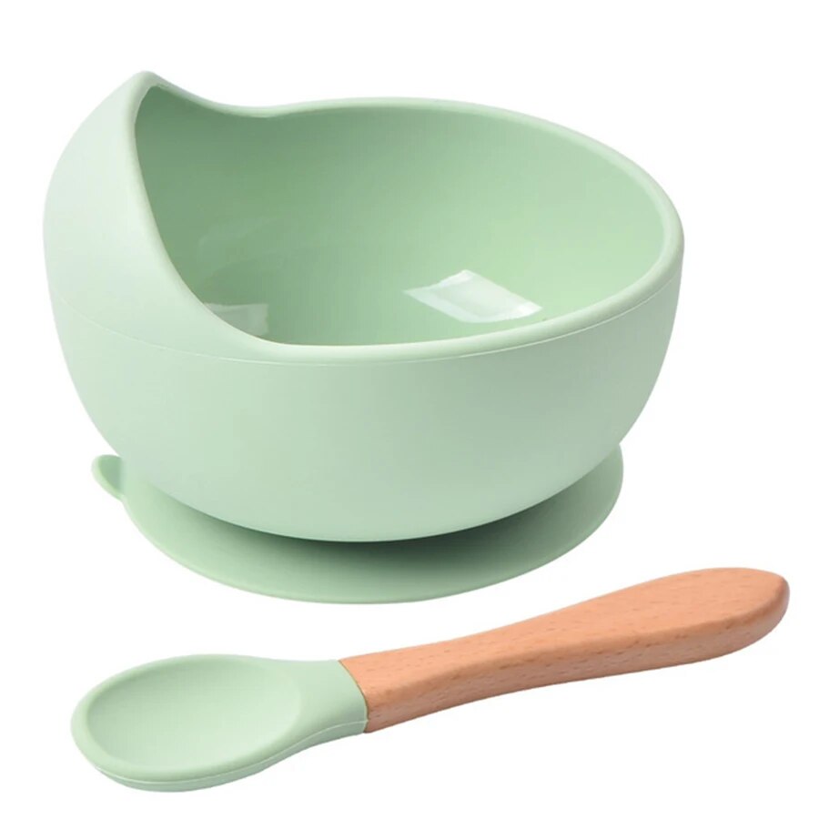 Baby Food Jars - High Quality Spill-Proof Silicone Feeding Bowl