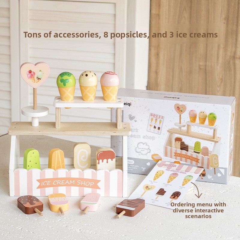 Baby Food In Restaurant - Children Toy Puzzle Wooden Kitchen Toys