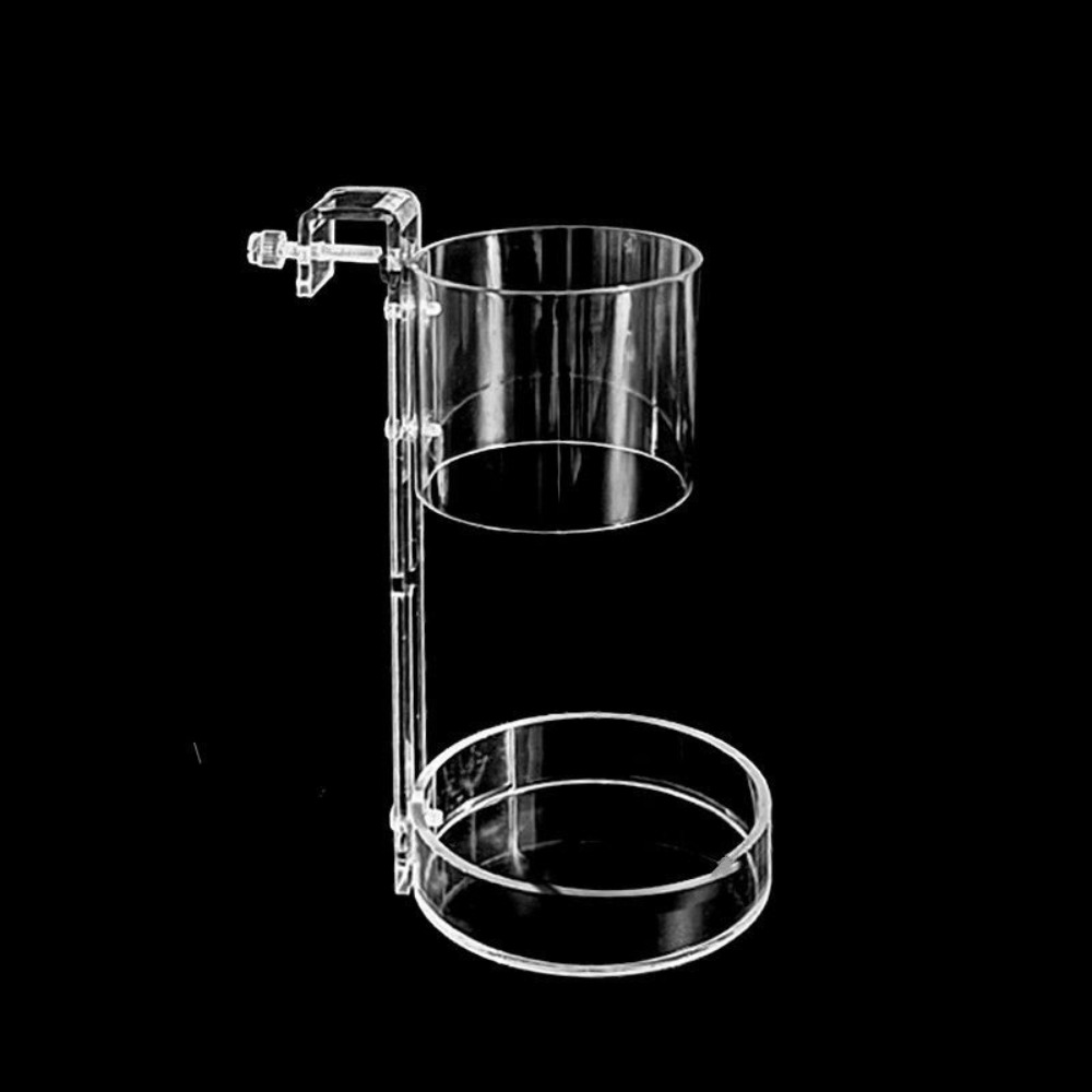 Baby Food Shrimp - Acrylic Aquarium Feeders Ring Suction Cup