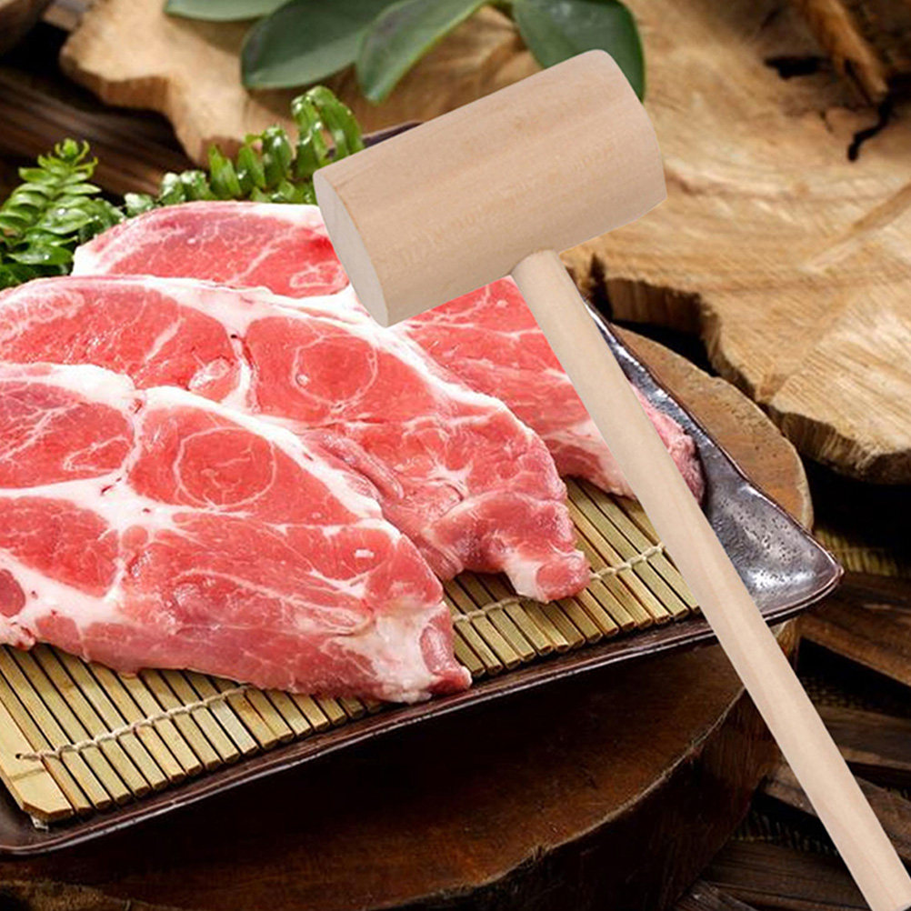 Baby Food In Restaurant - 20Pcs Mini Wooden Hammers Solid Smooth