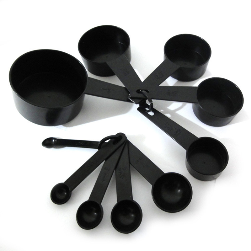 Baby Food Oatmeal - 10PCS Black Set Plastic Measuring Spoon