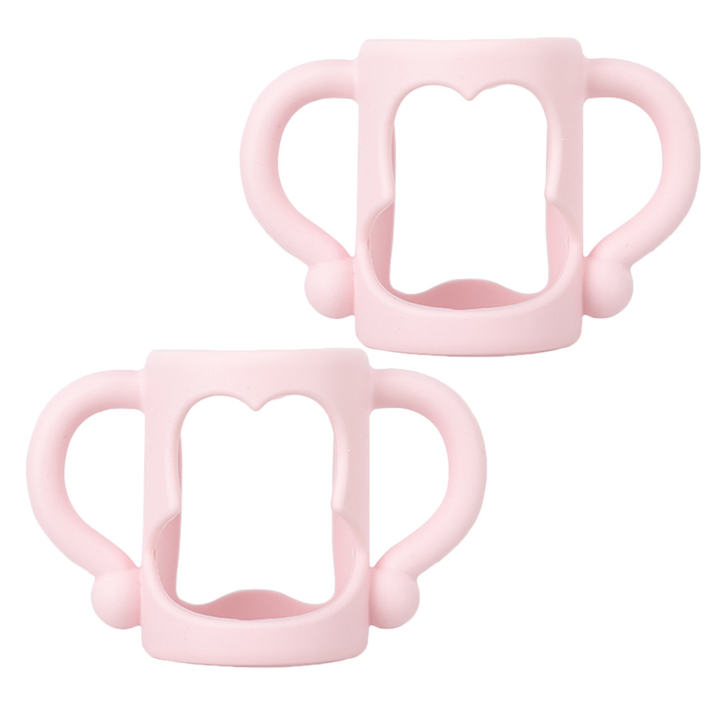 Baby Food Bottle - 2Pcs Premium Food-Grade Silicone Baby Nursing