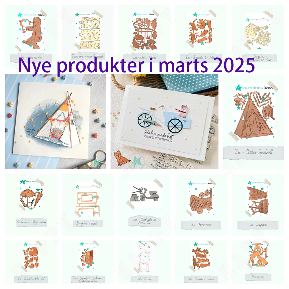 Baby Food Diary - Large Baby Cradle Metal Cutting Dies