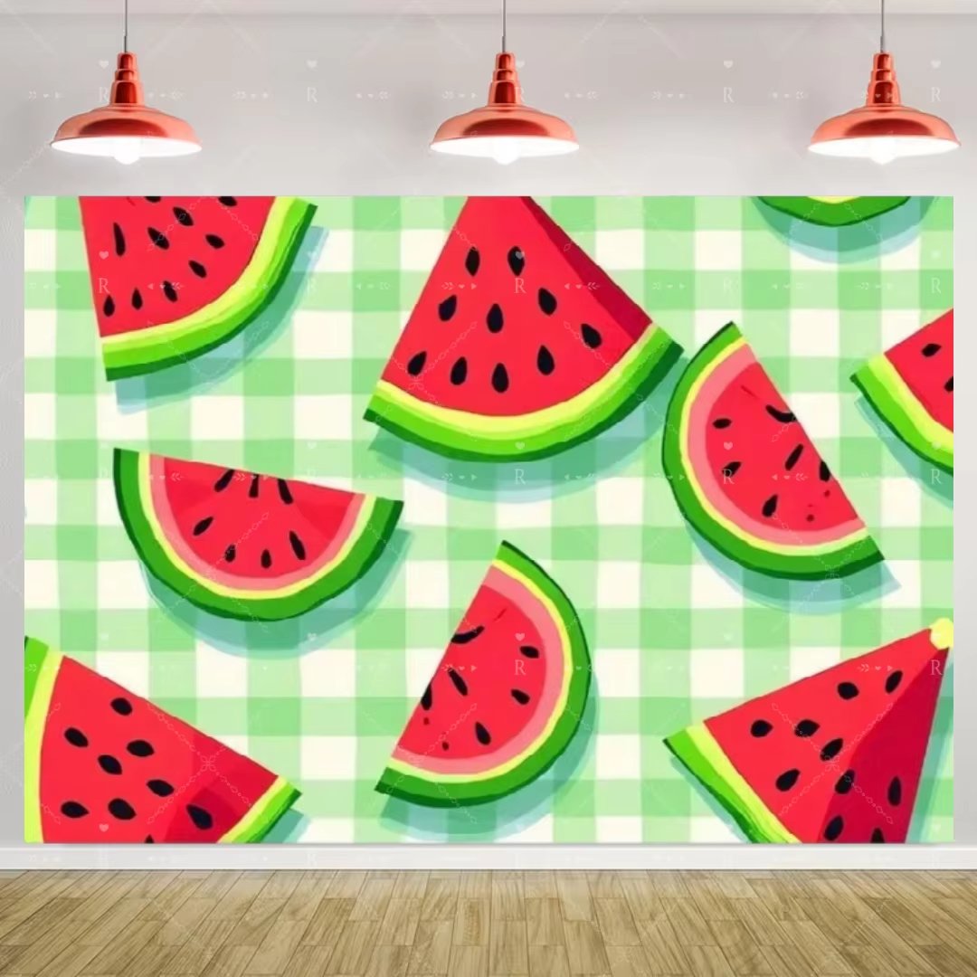  Cartoon Watermelon Theme Bir - Baby Food Fruits ulasan dan harga
