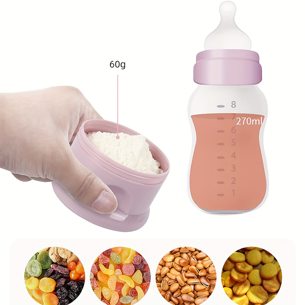 Large Capacity Baby Milk Powde - Baby Food Jars ulasan dan harga