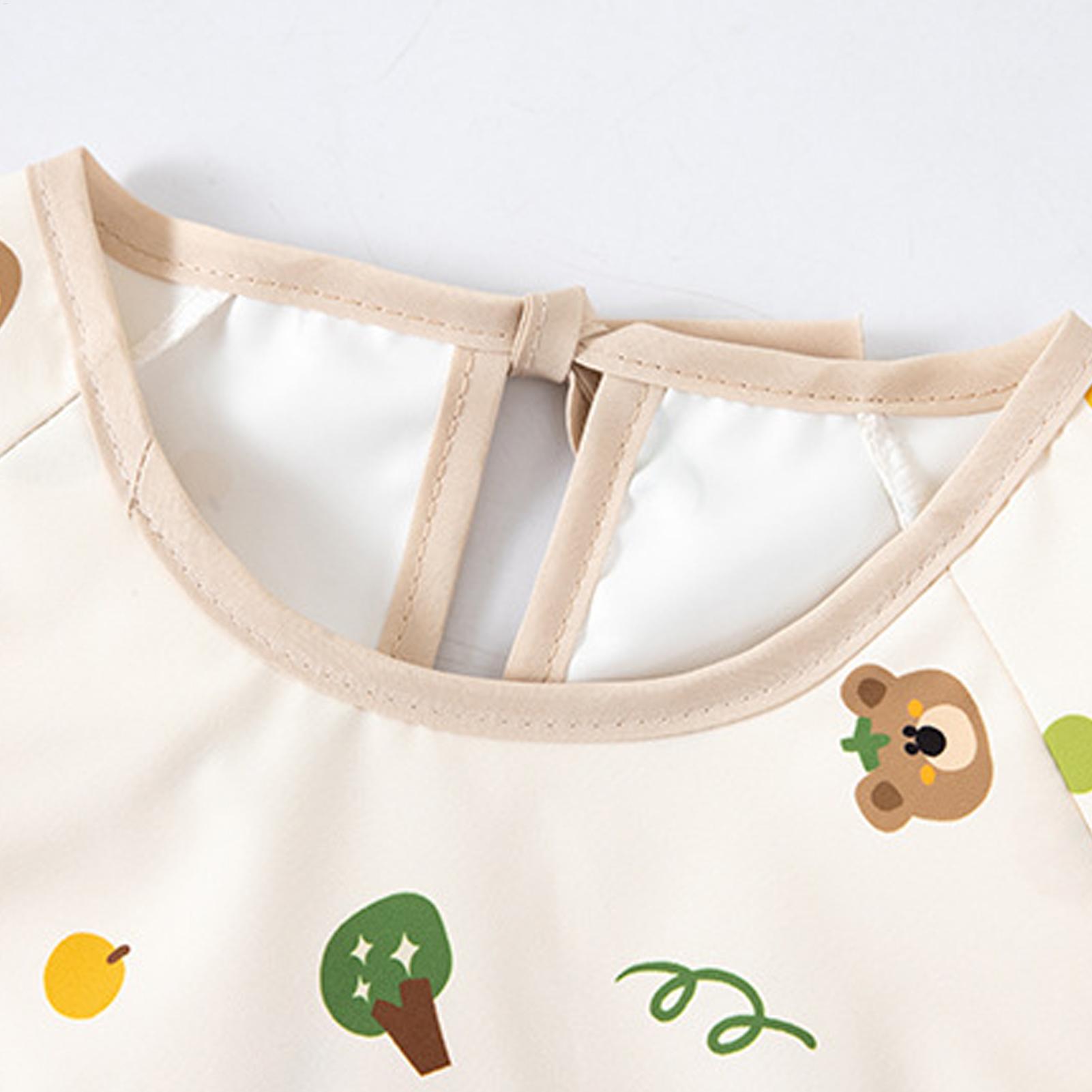 Kids Smock Bib Waterproof Reus - Baby Food In Restaurant ulasan dan harga