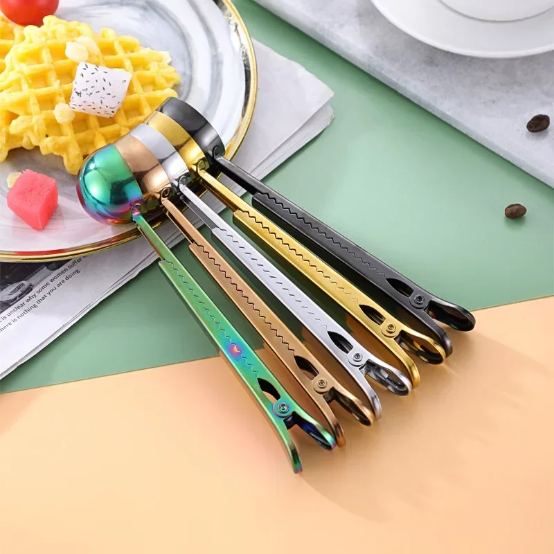 Coffee Spoon Clamp Stainless S - Baby Food Oatmeal ulasan dan harga