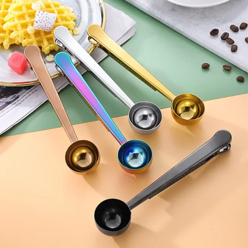 Coffee Spoon Clamp Stainless S - Baby Food Oatmeal ulasan dan harga