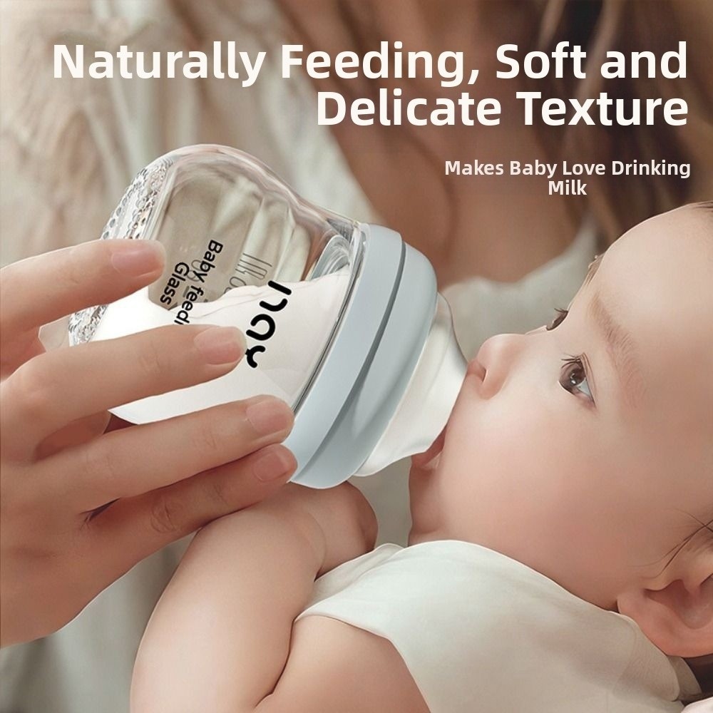 Glass Baby Bottle Anti-flatule - Baby Food Jars ulasan dan harga