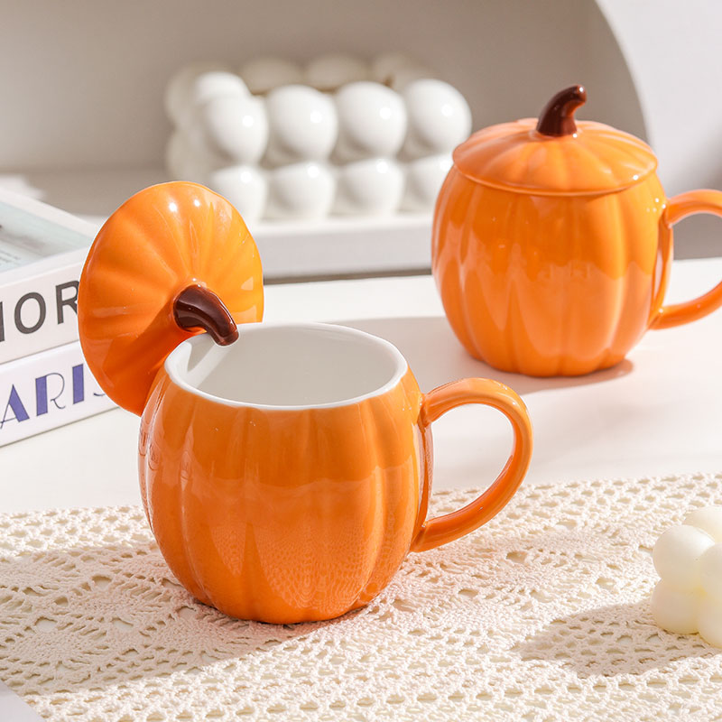 1/2 PCS Cute Pumpkin Ceramic M - Baby Food Oatmeal ulasan dan harga