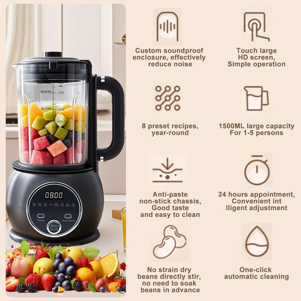 Ten in One Nut Milk Maker Hot  - Baby Food Oats ulasan dan harga