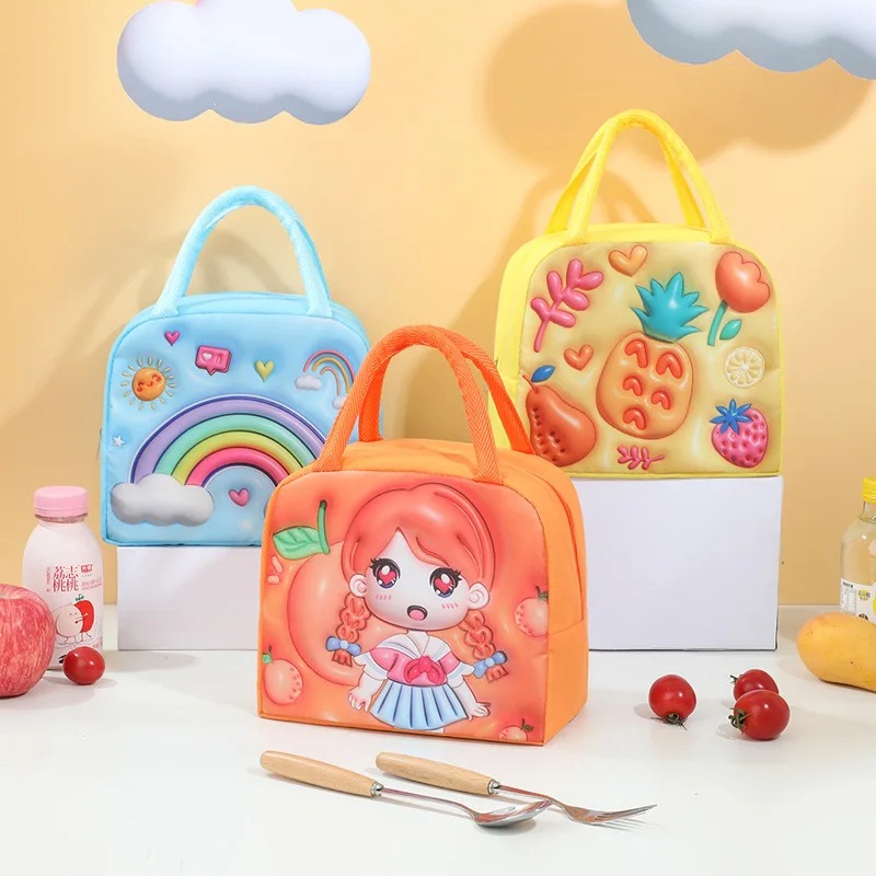 Children's Lunch Box Bag 3D Ca - Baby Food Fruits ulasan dan harga