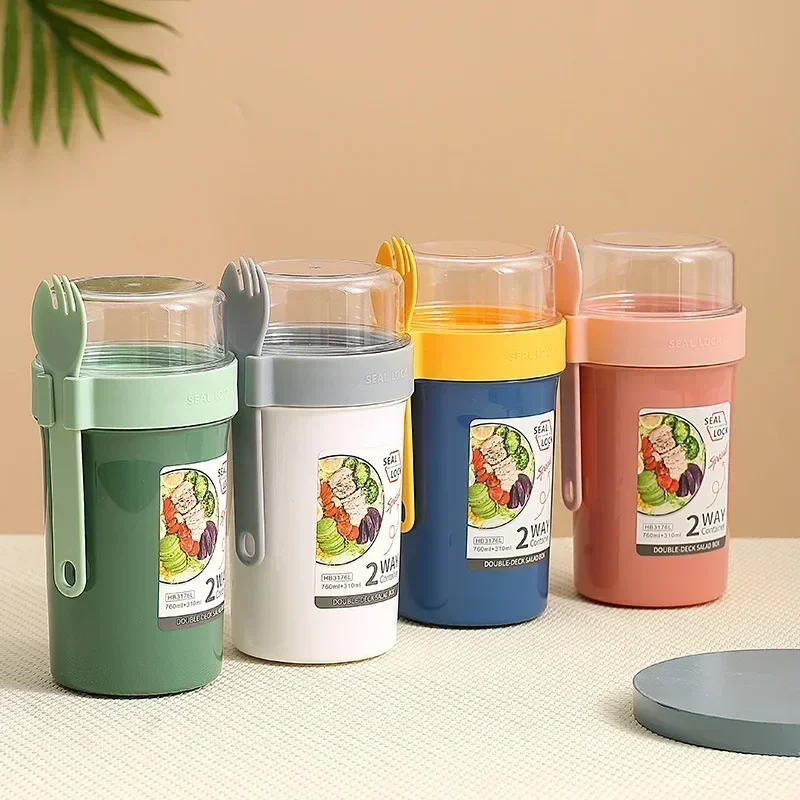 Bento Lunch Box Salad Oatmeal  - Baby Food Oatmeal ulasan dan harga