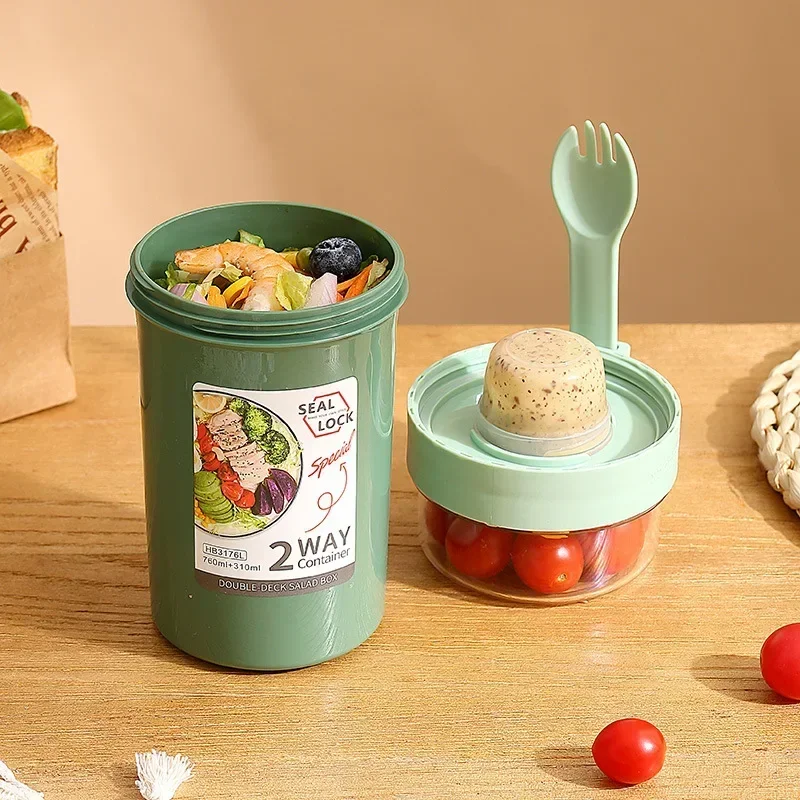 Bento Lunch Box Salad Oatmeal  - Baby Food Oatmeal ulasan dan harga