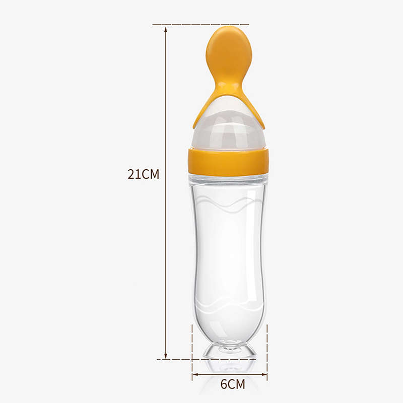 Squeezing Feeding Bottle Silic - Baby Food Jars ulasan dan harga