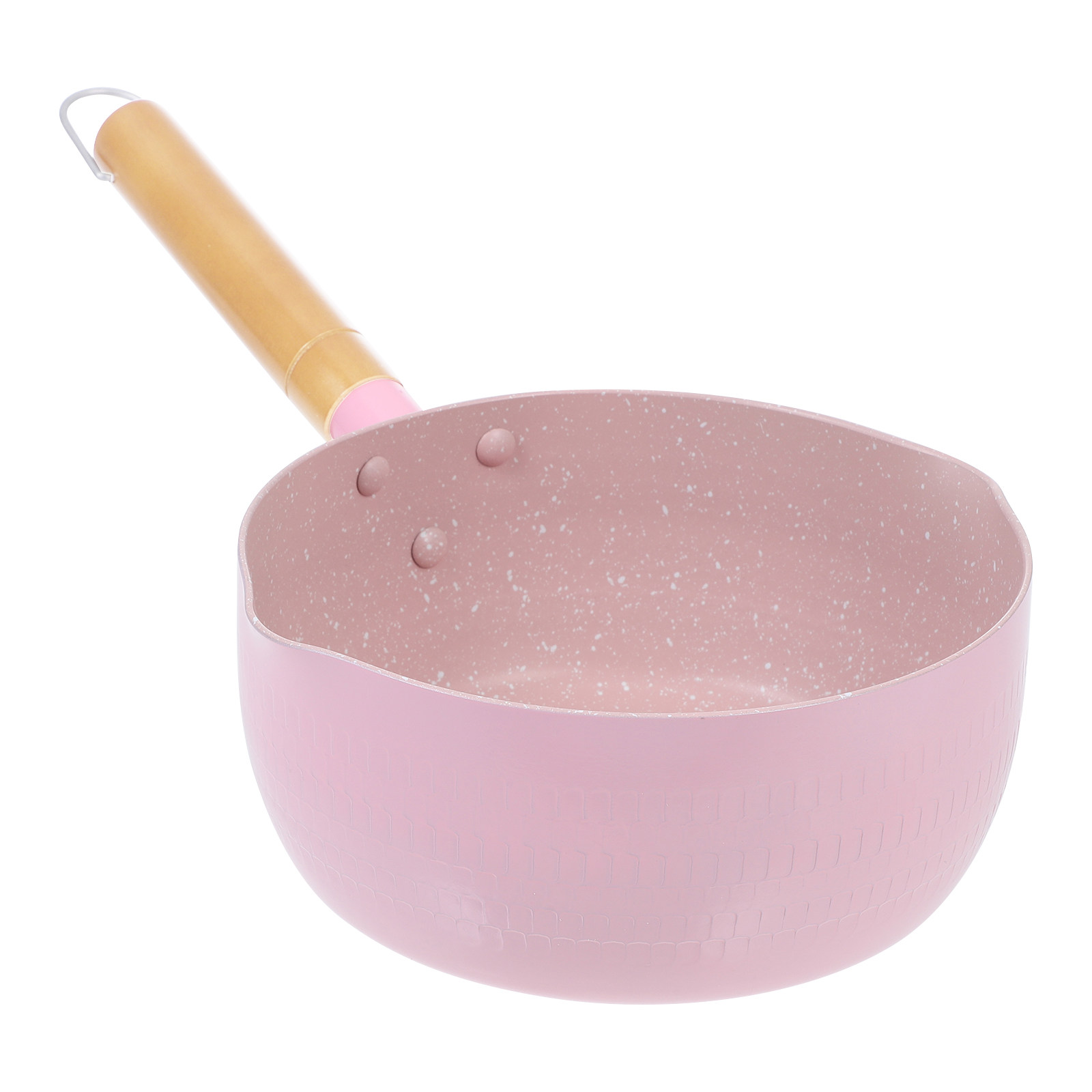 Wooden Handle Aluminium Milk P - Baby Food In Restaurant ulasan dan harga
