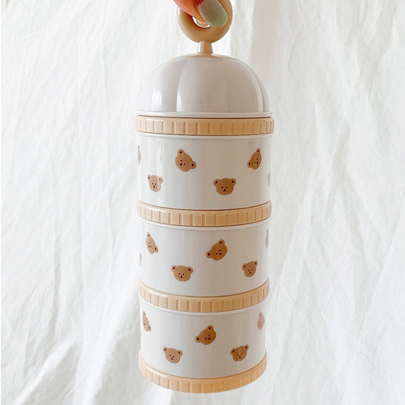 Cute Bear Milk Powder Box Baby - Baby Food Bottle ulasan dan harga