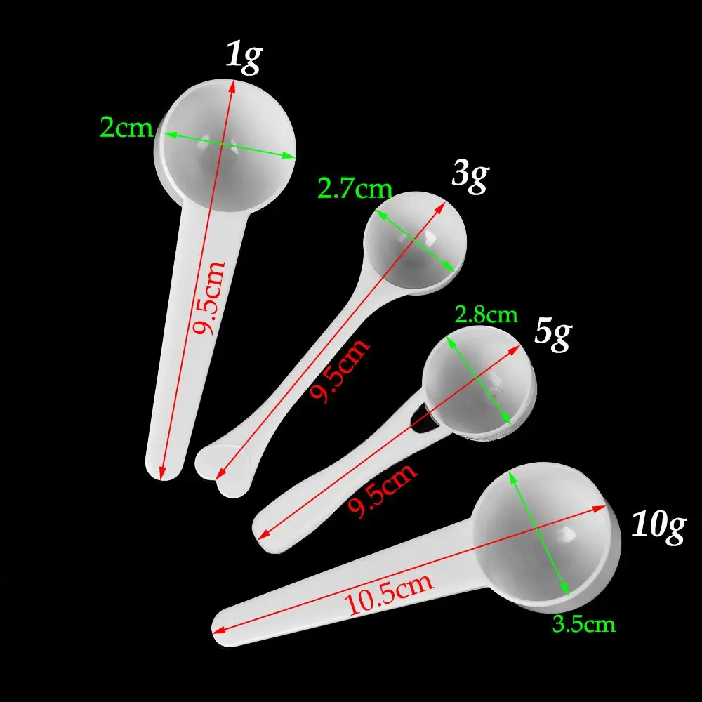 10PCS 1/3/5/10g Measuring Spoo - Baby Food Oatmeal ulasan dan harga
