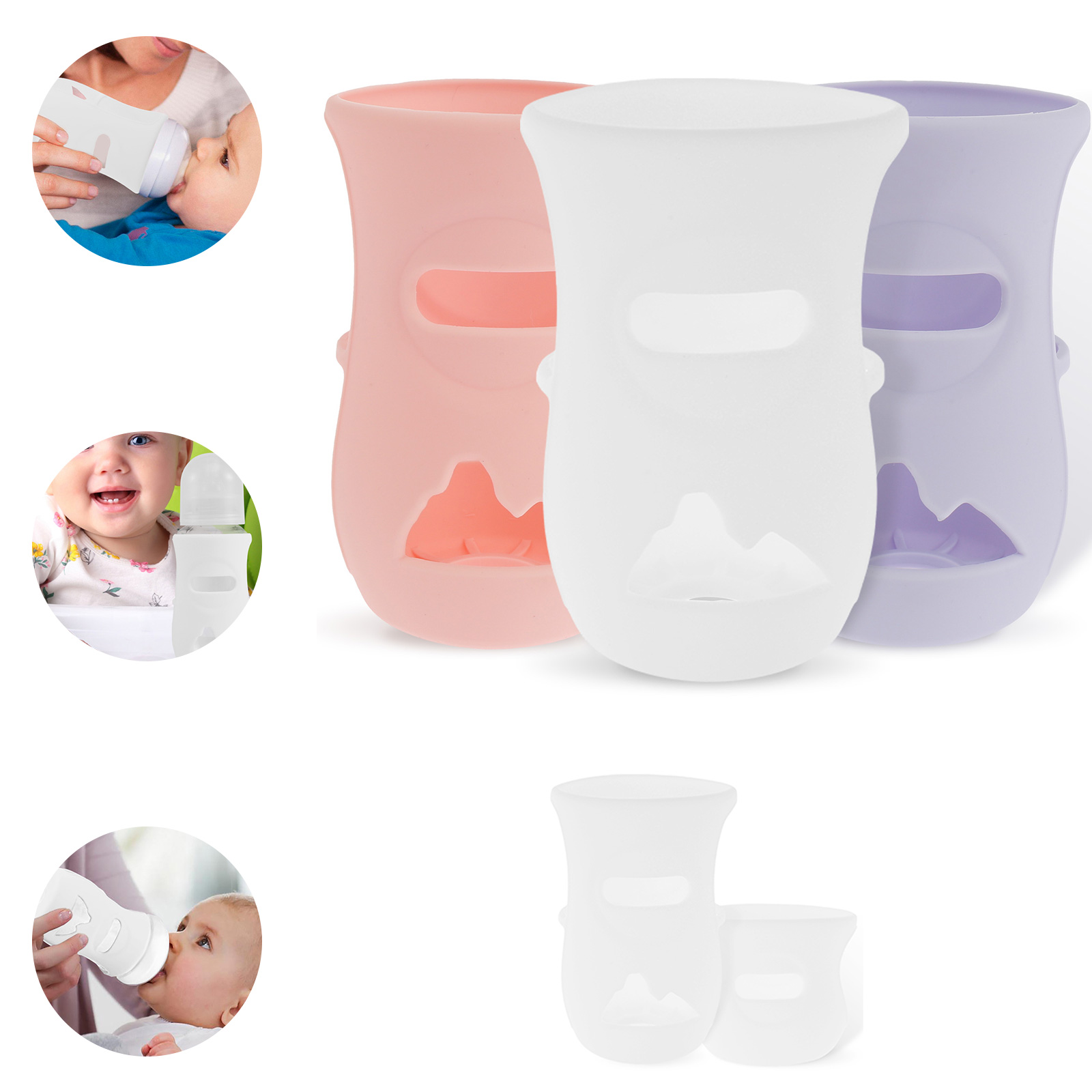 Silicone Sleeves Silicone Baby - Baby Food Jars ulasan dan harga