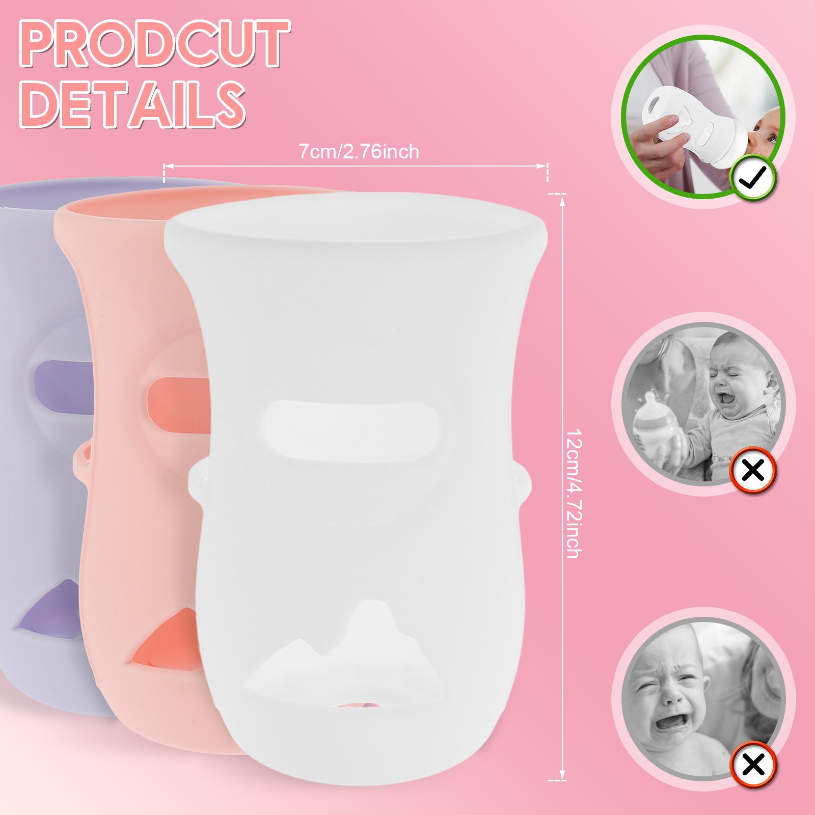 Silicone Sleeves Silicone Baby - Baby Food Jars ulasan dan harga