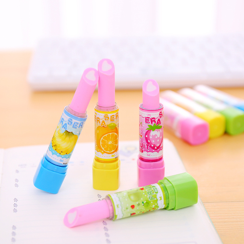 10Pcs Cartoon Fruit Lipstick S - Baby Food Fruits ulasan dan harga