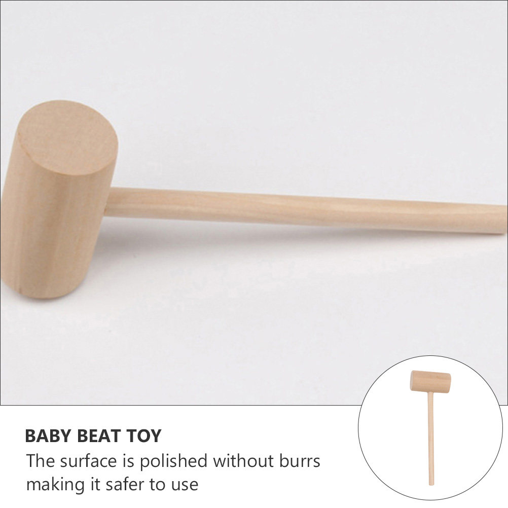 20Pcs Mini Wooden Hammers Soli - Baby Food In Restaurant ulasan dan harga