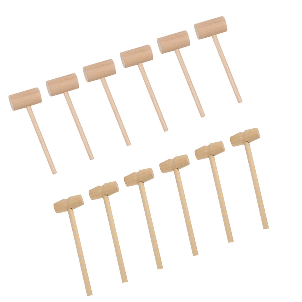 20Pcs Mini Wooden Hammers Soli - Baby Food In Restaurant ulasan dan harga