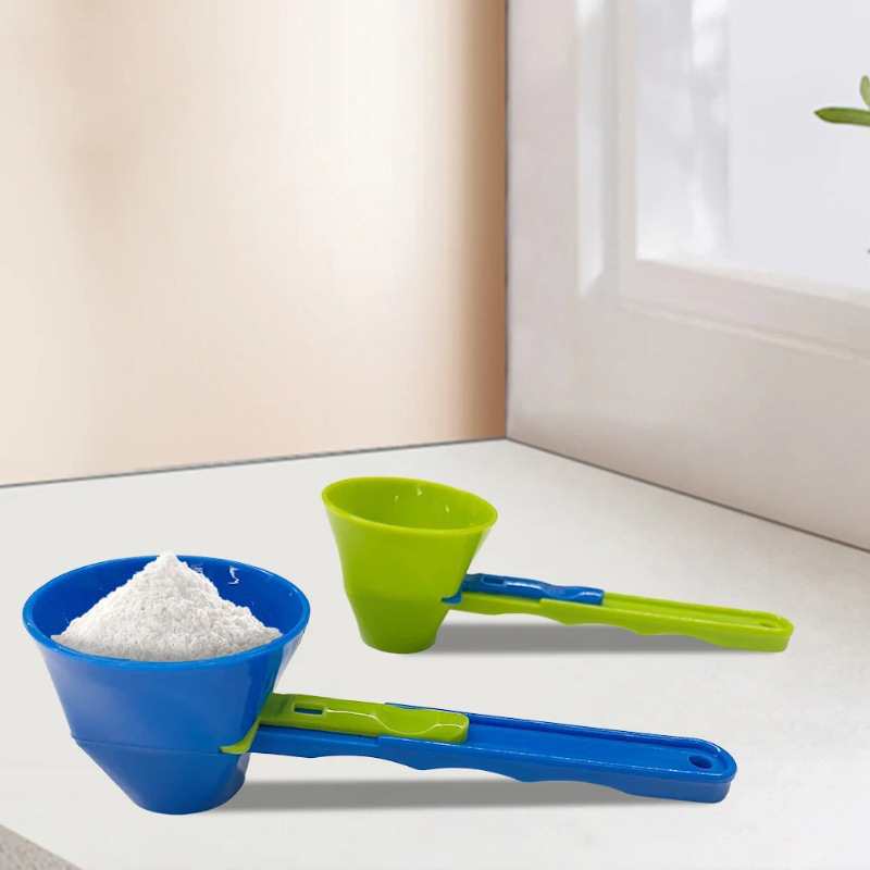 Mess-Free Sliding Funnel Measu - Baby Food Oatmeal ulasan dan harga