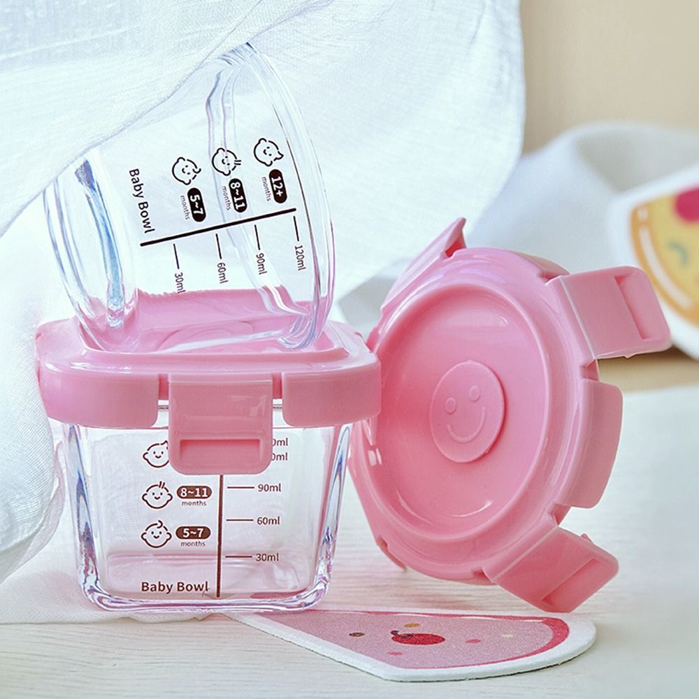 170ml Glass Food Storage Box F - Baby Food Jars ulasan dan harga