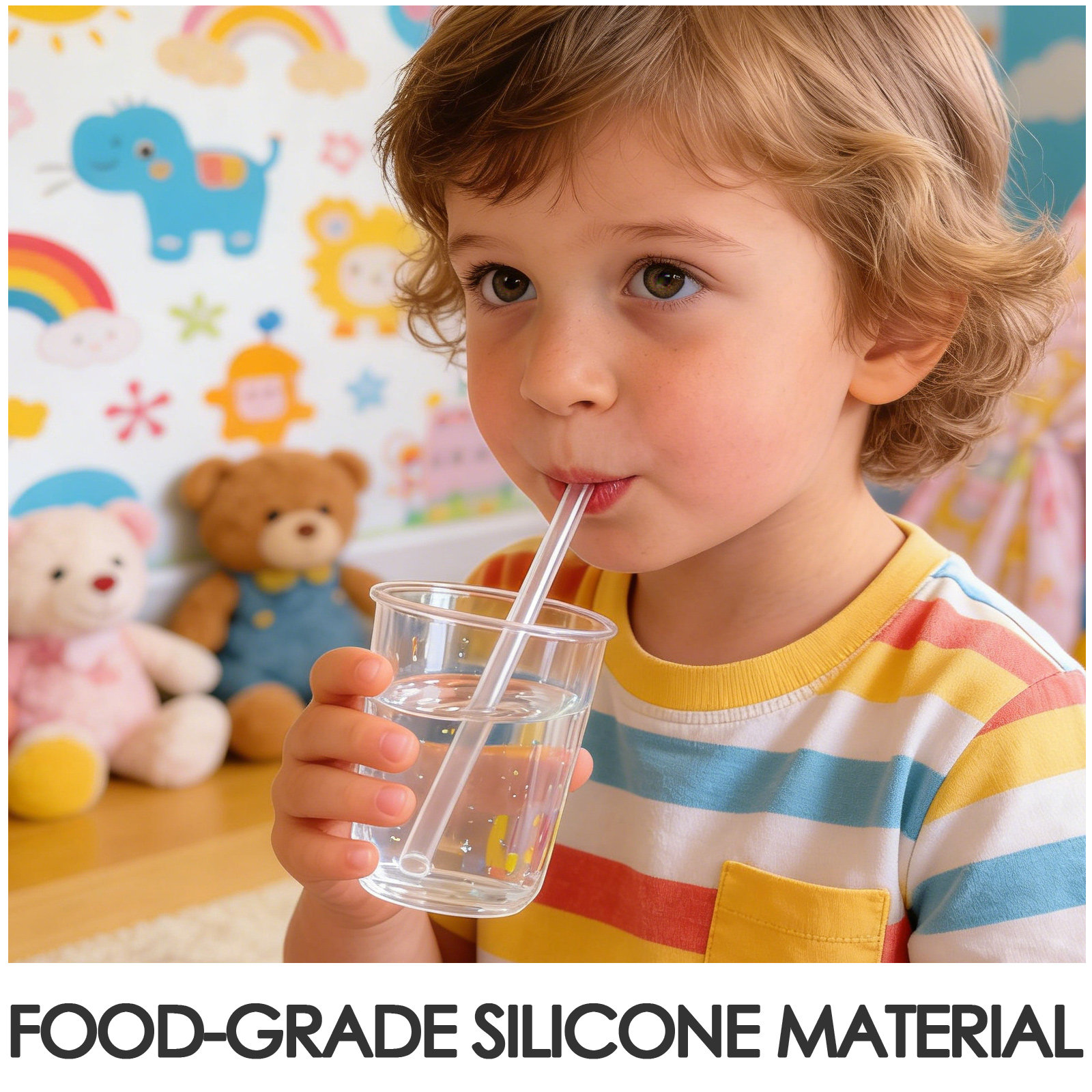 1Set Universal Sippy Straw Foo - Baby Food Bottle ulasan dan harga