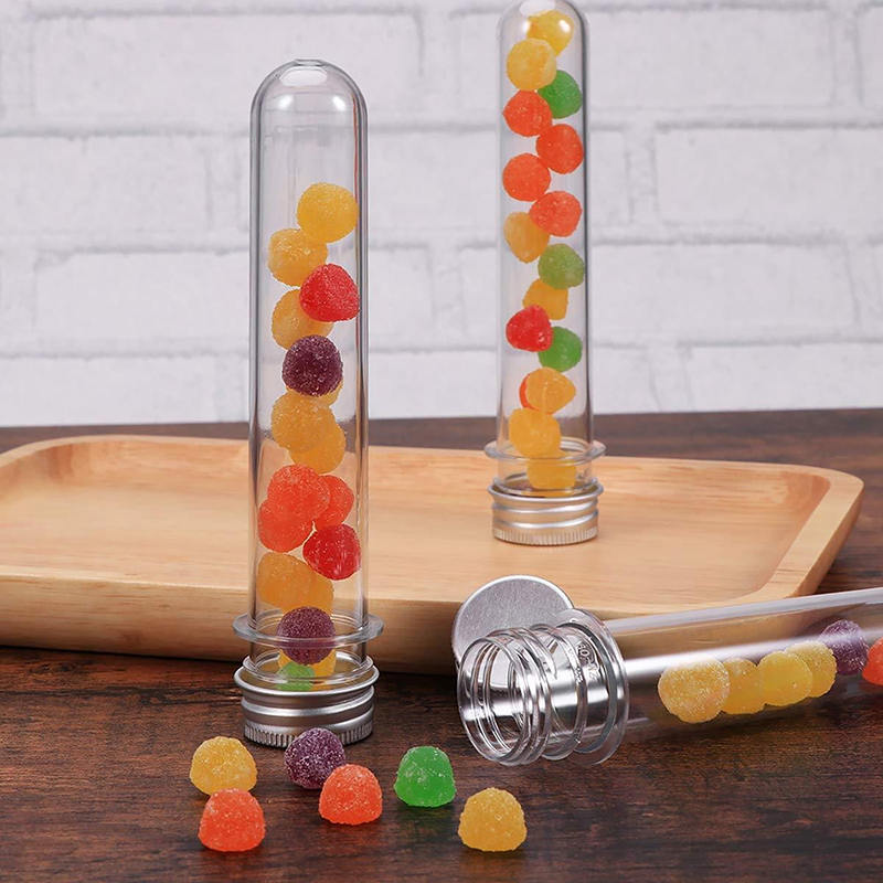 1/5Pcs Plastic Lab Test Tubes  - Baby Food Jars ulasan dan harga