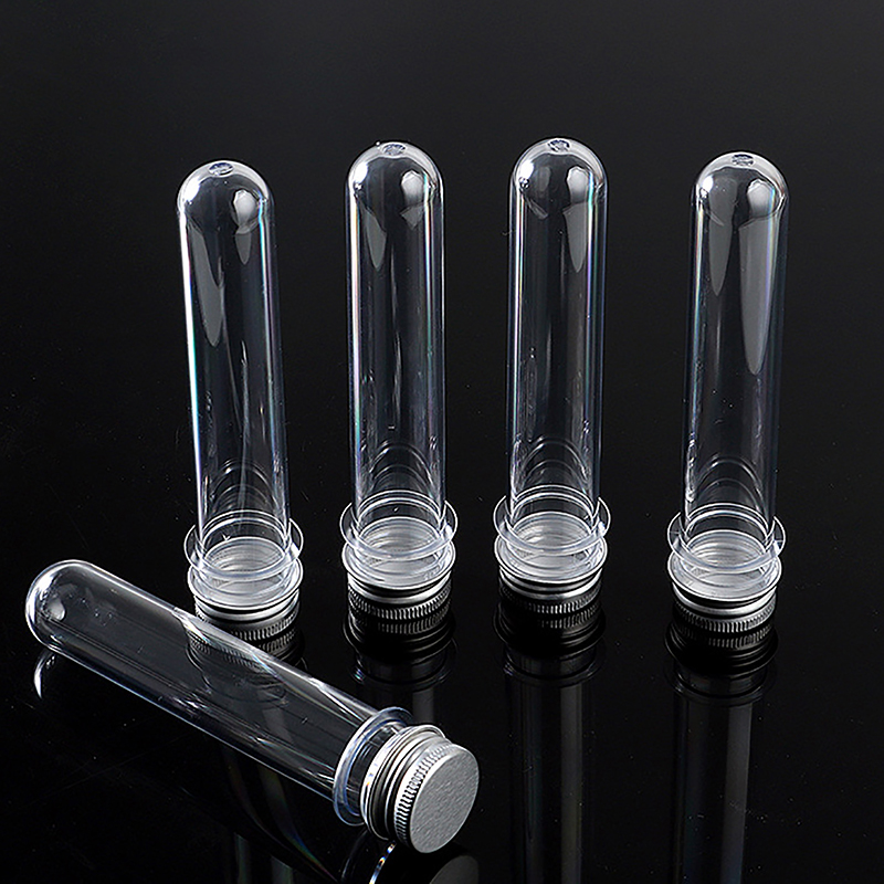 1/5Pcs Plastic Lab Test Tubes  - Baby Food Jars ulasan dan harga