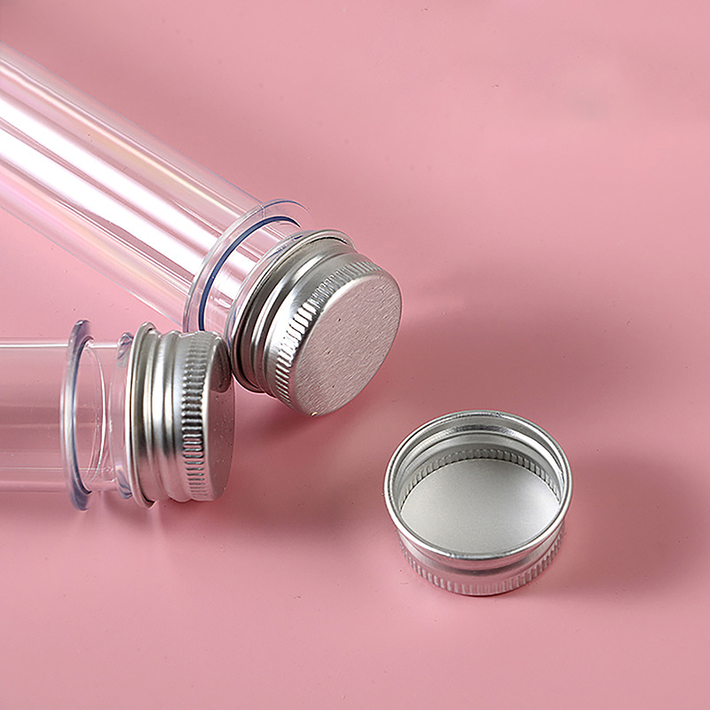 1/5Pcs Plastic Lab Test Tubes  - Baby Food Jars ulasan dan harga