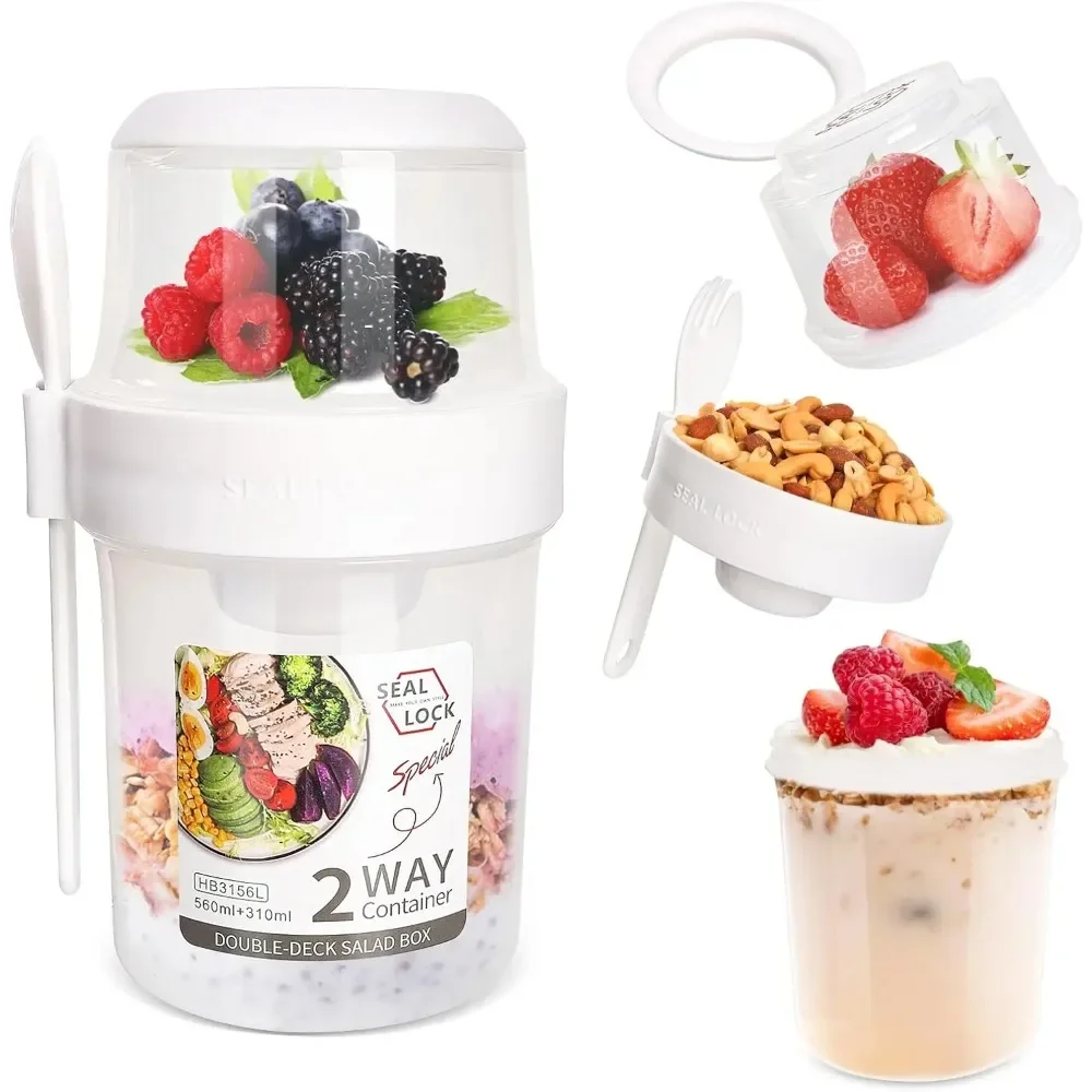 Salad Cup Breakfast Cups Porta - Baby Food Oatmeal ulasan dan harga