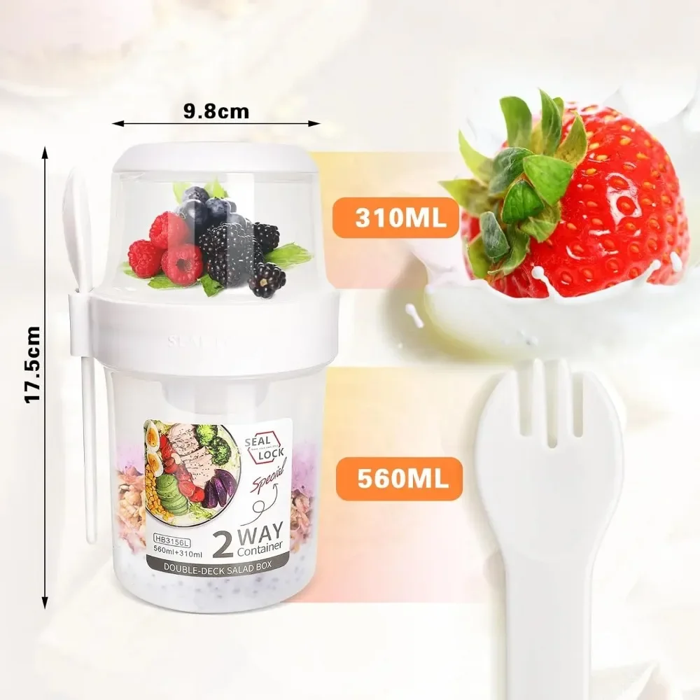 Salad Cup Breakfast Cups Porta - Baby Food Oatmeal ulasan dan harga