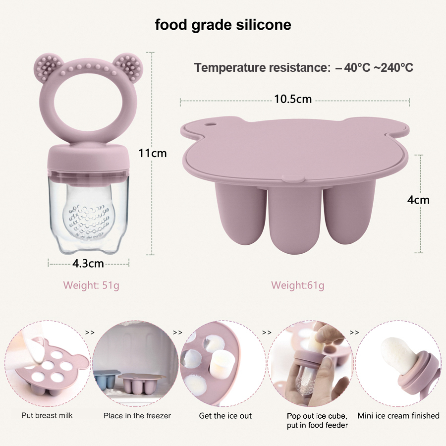 Baby Ice Cream Pops Silicone M - Baby Food Jars ulasan dan harga