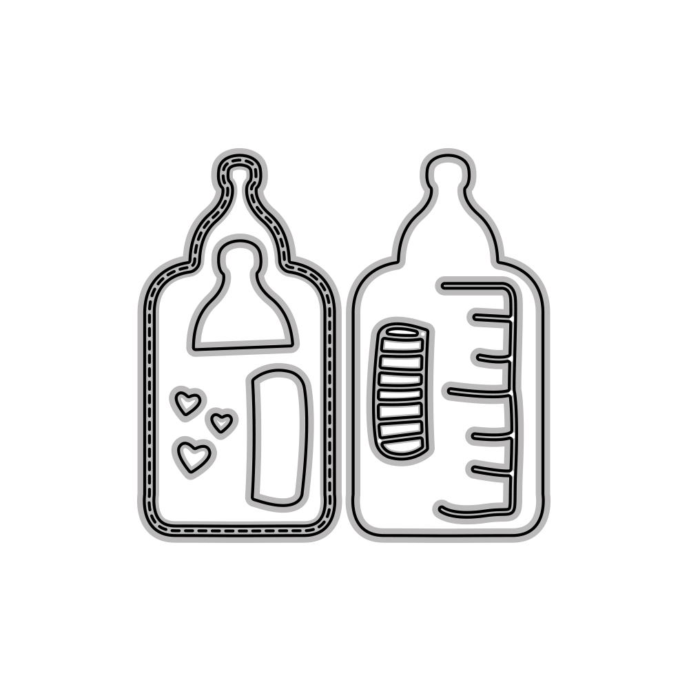 MangoCraft DIY Cut Dies Cute B - Baby Food Diary ulasan dan harga