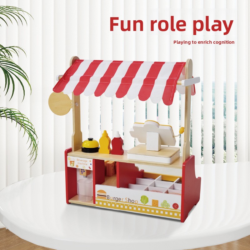 Children Toy Puzzle Wood Hambu - Baby Food In Restaurant ulasan dan harga