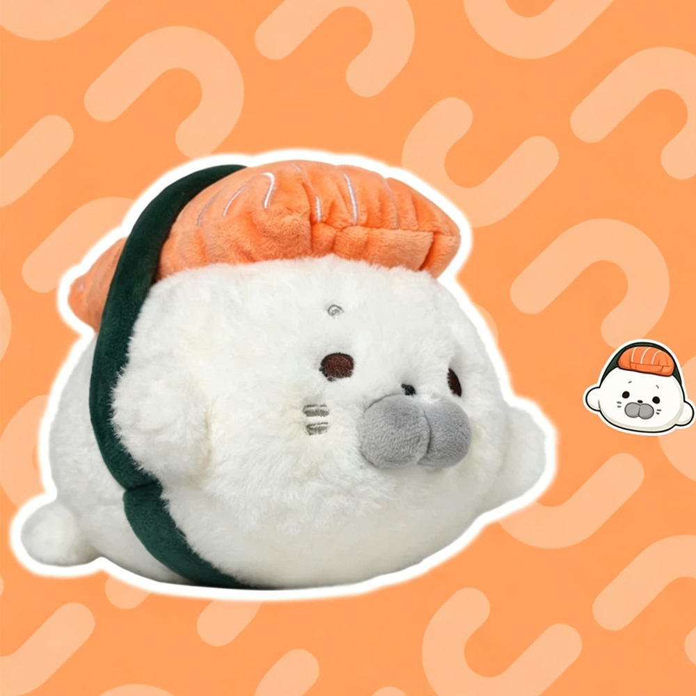 Fried Shrimp Seal Plush Toys F - Baby Food Shrimp ulasan dan harga