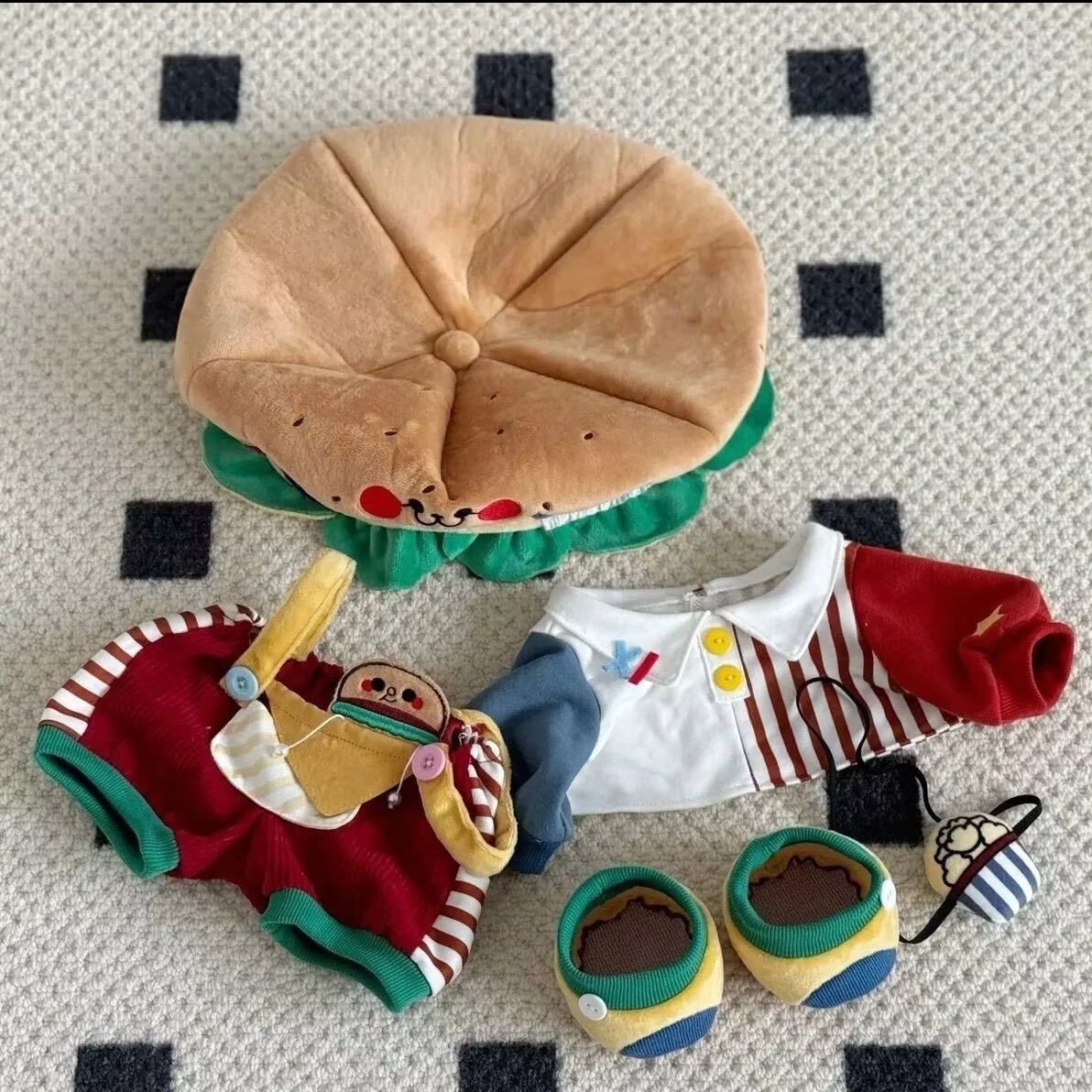 40cm Hamburg Baby Clothes Cake - Baby Food In Restaurant ulasan dan harga